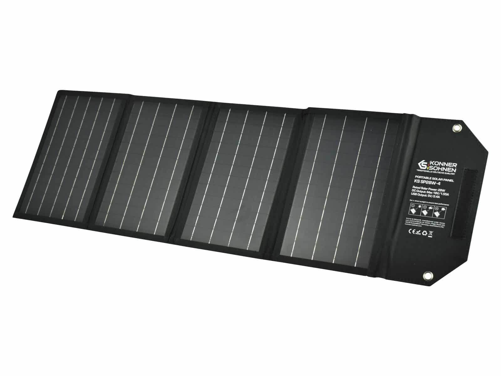 Monokristalliline silikoon kaasaskantav päikesepaneel KS SP28W-4 - Image 8